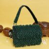 Noor Beaded Flap - Green