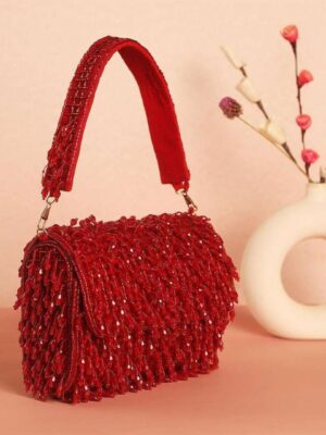 Noor Beaded Flap - A Crystalized Statement of Elegance