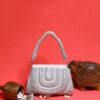 Queensbury Flap Clutch - Silver