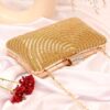 Sunflower Beaded Clutch - Gold (2)