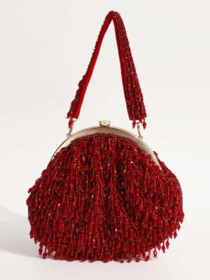 Noor Beaded Batua – Radiance in Every Stitch