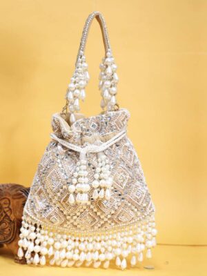Mirror Potli: Radiate Elegance with Every Sparkle