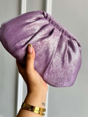 Shine Bright with the Metallic Cloud Bag