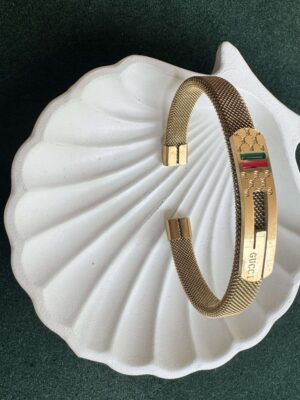 Luxury Mesh Cuff Bracelet – Inspired by Gucci