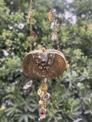 REGAL NEST - MINI BRASS CLUTCH