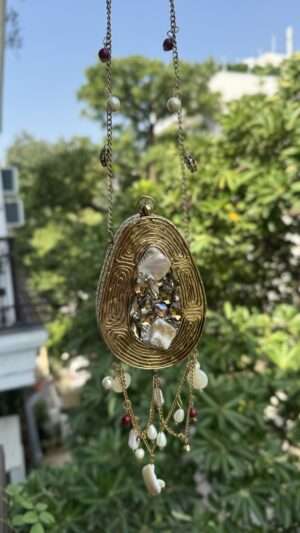 REGAL NEST - MINI BRASS CLUTCH