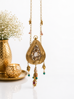 REGAL NEST - MINI BRASS CLUTCH