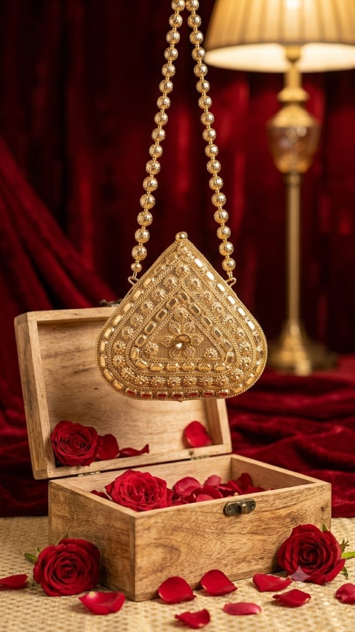 NOOR MINI BRASS CLUTCH - Image 2