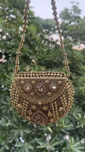 Noor-e-Zevar Brass Clutch