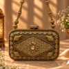 NOOR MINI BRASS CLUTCH - Thumbnail Image 7