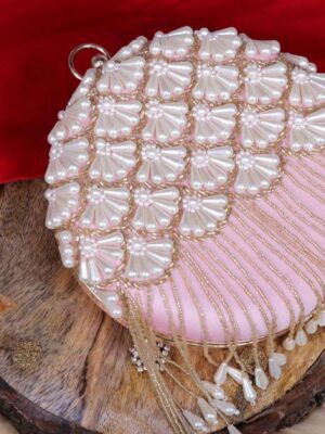 Round Bridal Clutch # 1