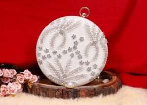 Round Bridal Clutch # 10