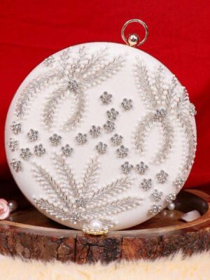 Round Bridal Clutch # 10