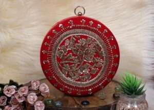 Round Bridal Clutch # 12