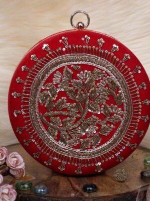 Round Bridal Clutch # 12