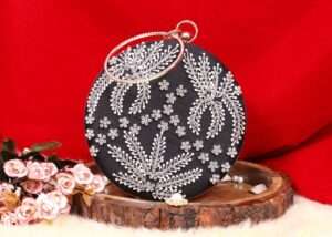 Round Bridal Clutch # 13
