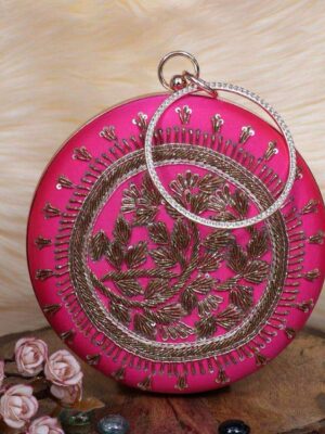 Round Bridal Clutch # 14