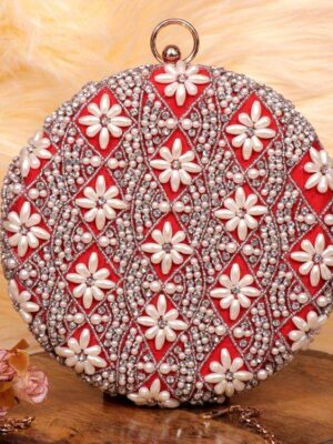 Round Bridal Clutch # 15