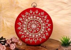 Round Bridal Clutch # 16