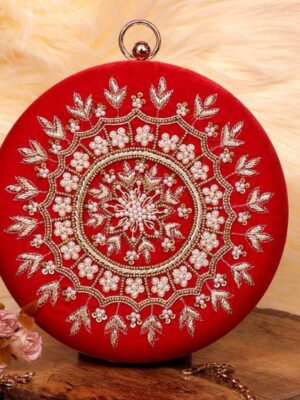 Round Bridal Clutch # 16