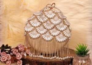 Round Bridal Clutch # 18
