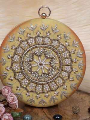 Round Bridal Clutch # 19