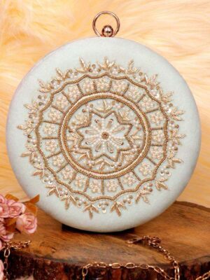 Round Bridal Clutch # 2