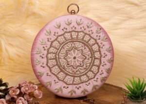 Round Bridal Clutch # 20
