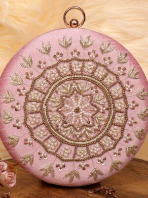 Round Bridal Clutch # 20