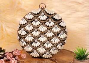 Round Bridal Clutch # 21