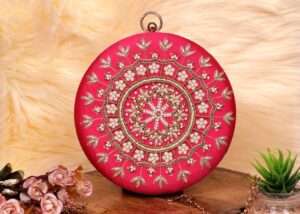 Round Bridal Clutch # 22
