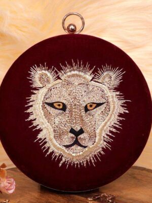Round Bridal Clutch # 23