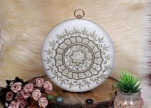 Round Bridal Clutch # 24