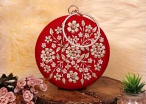 Round Bridal Clutch # 26