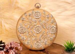 Round Bridal Clutch # 3