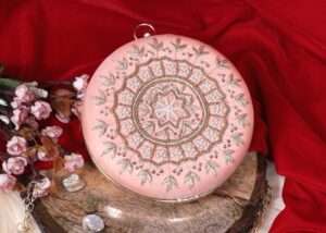 Round Bridal Clutch # 4