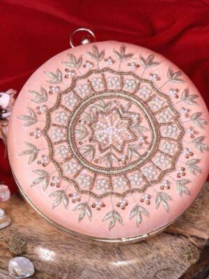 Round Bridal Clutch # 4