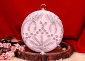Round Bridal Clutch # 5