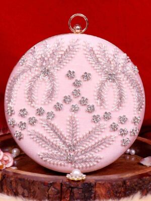 Round Bridal Clutch # 5