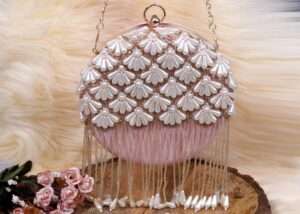 Round Bridal Clutch # 6
