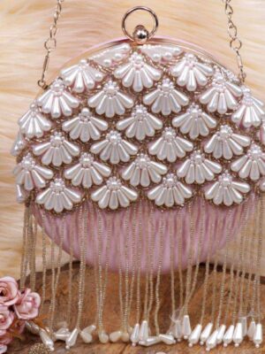 Round Bridal Clutch # 6