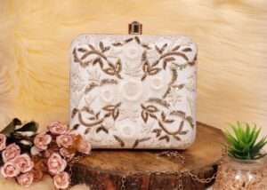 Square Bridal Clutch # 7