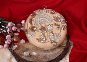 Round Bridal Clutch # 7
