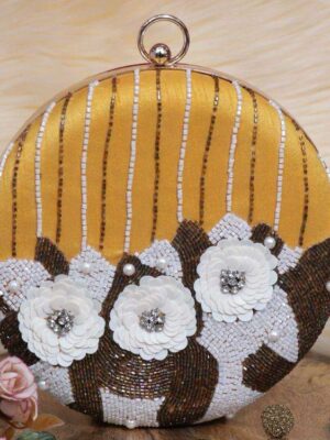 Round Bridal Clutch # 8