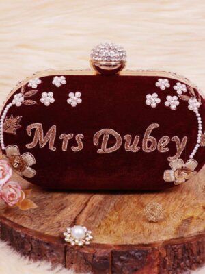 Bridal Oval Clutch # 4
