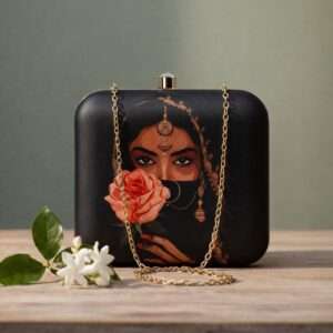 Women's Day Special Printed Square Clutch Bags