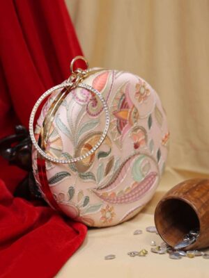 Gulbahaar Embroidered Ring Clutch