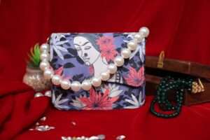 Floral Flap Clutch