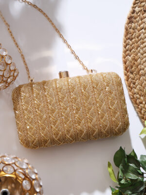 Luxe Beaded Clutch