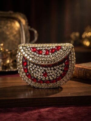 Kundan Clutch Medium Size